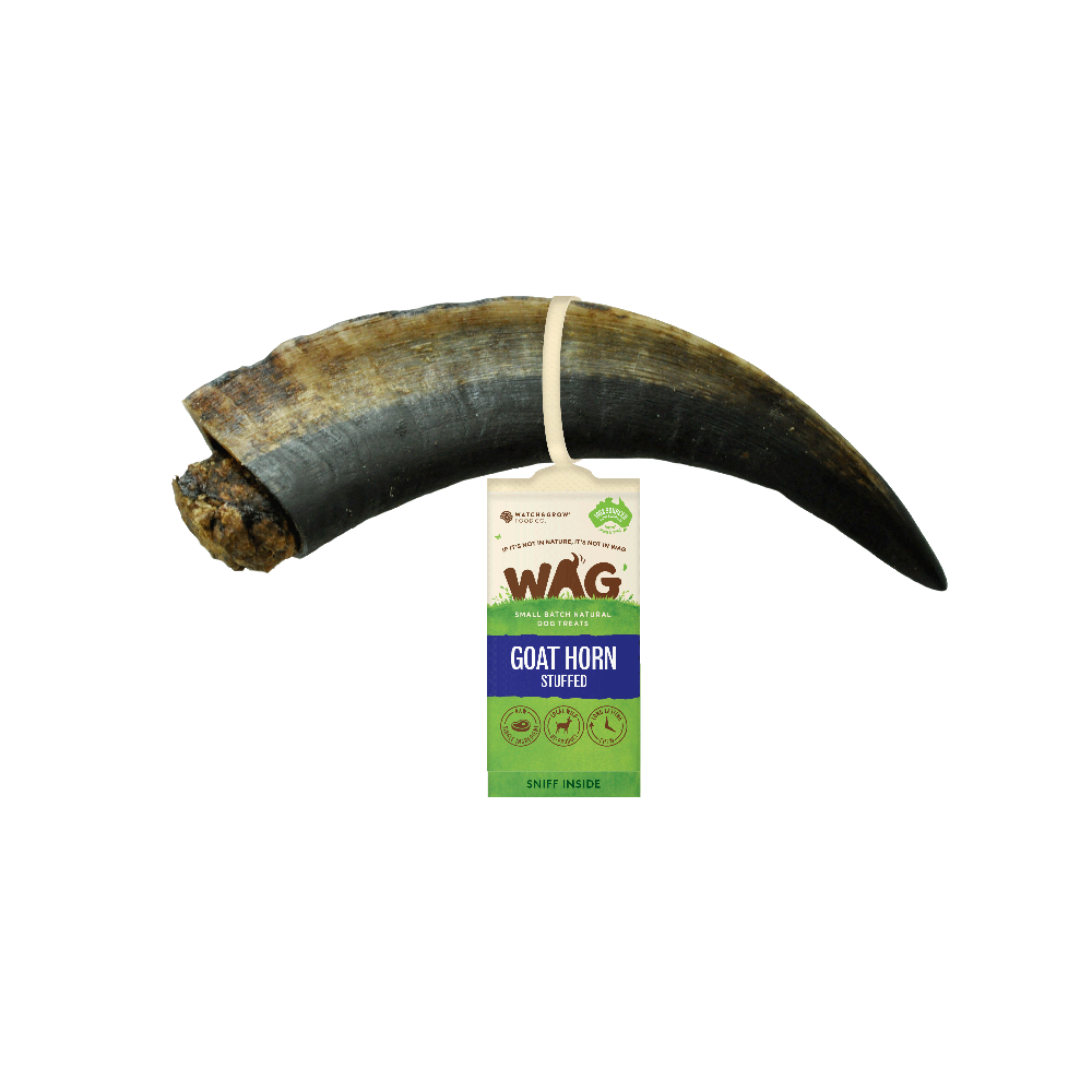 WAG Stuffed Goat Horn