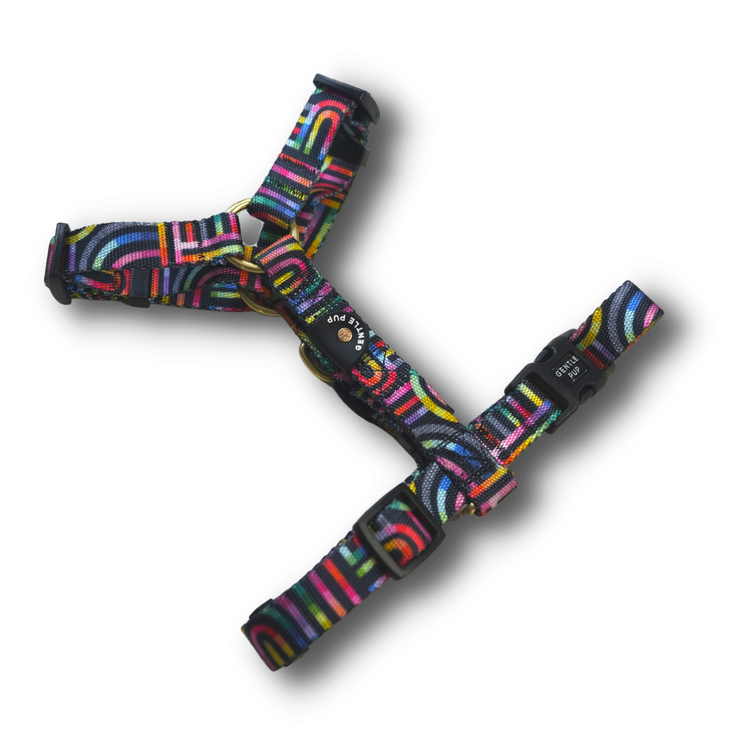 Gentle Pup - Rainbow Maze Maxi Harness