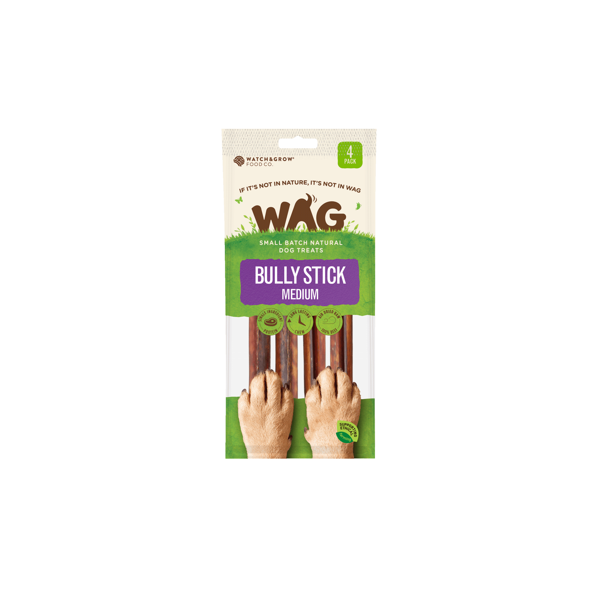 WAG Bully Stick (4 pack)