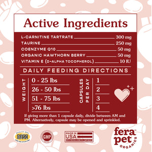Fera Organics - Cardiac Support for Dogs and Cats
