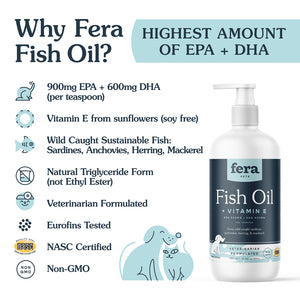 Fera Organics - Fish Oil for Small Dogs and Cats