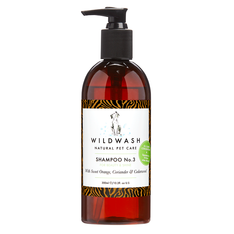 WildWash - Pro Fragrance No. 3 Shampoo (Sweet Orange, Coriander and Cedarwood) 300 ml