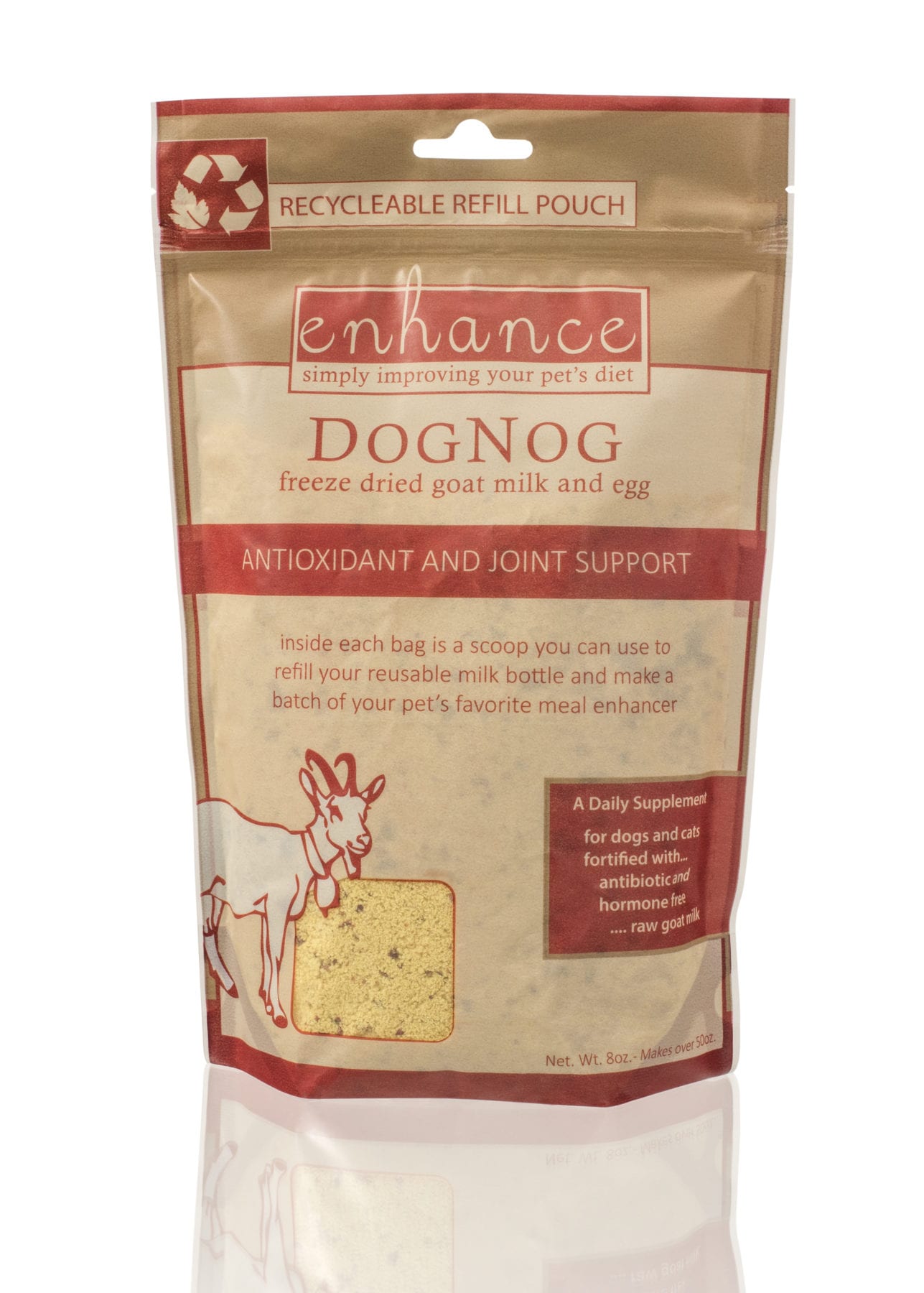 Steve's Real Food - Enhance Freeze Dried DogNog Pouch
