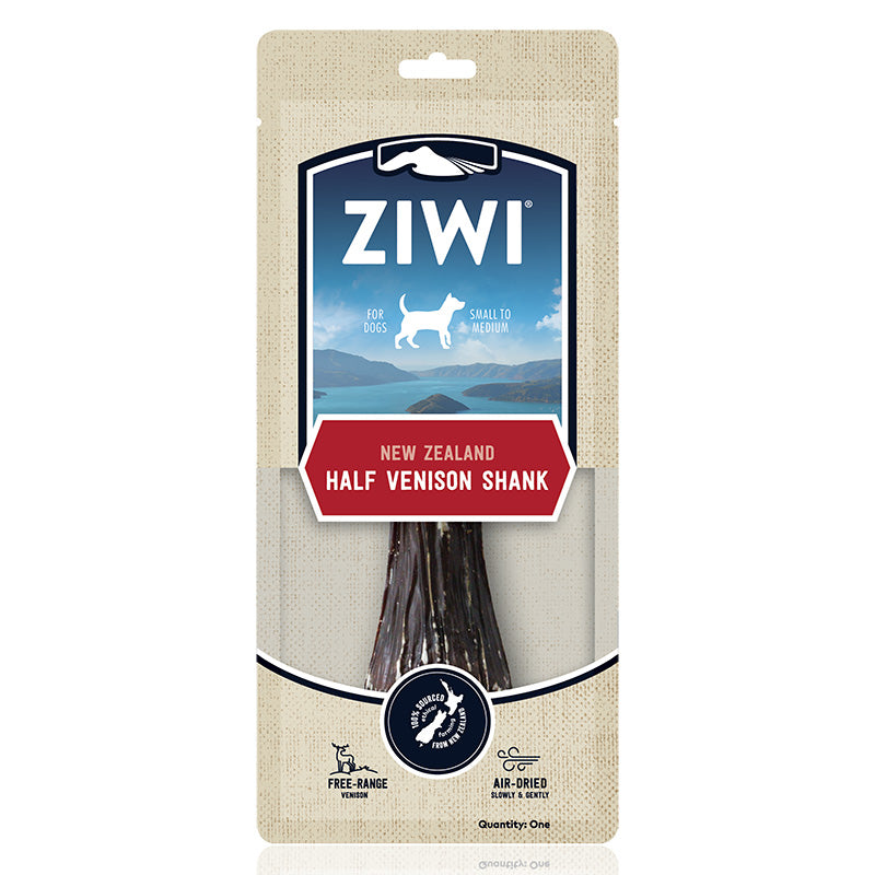 Ziwi Air Dried Dog Treats - Venison Shank (Half)