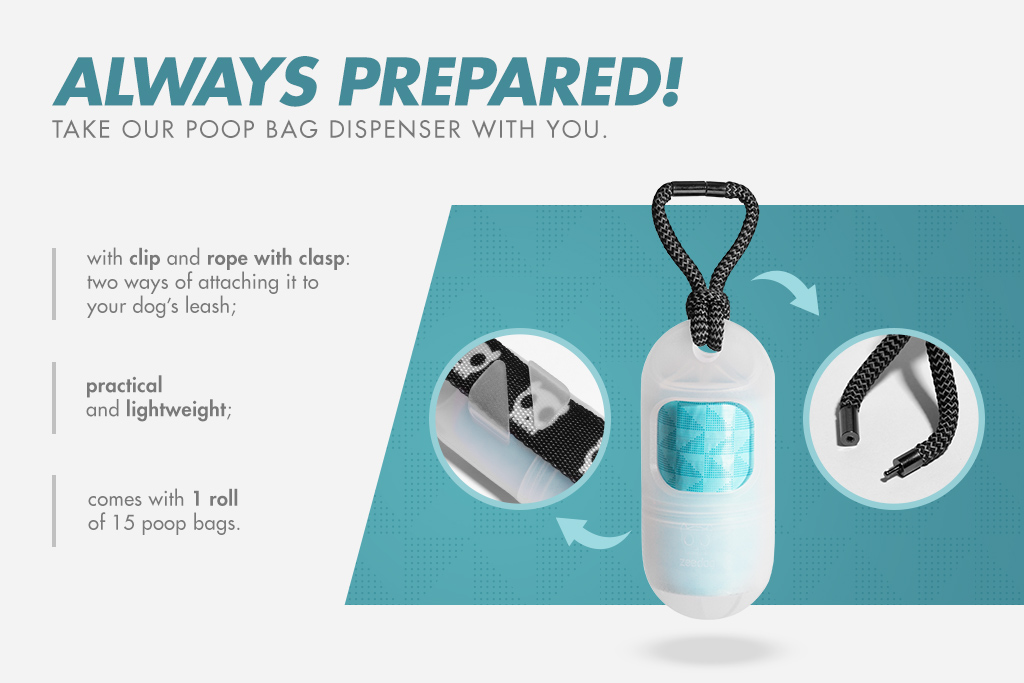 Zee Dog Glow-in-the-Dark | Poop Bag Dispenser