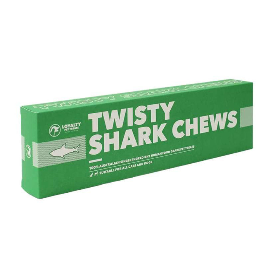 Loyalty Pet Treats Twisty Shark Chews - Mingala-Bark